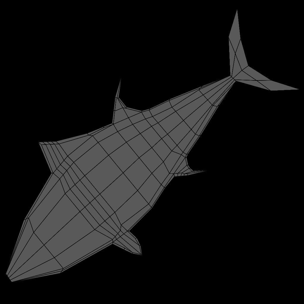 7 Fish Pack with Fish Fillet Knife Low-poly 3D model_9