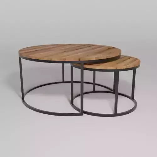 Round coffee tables