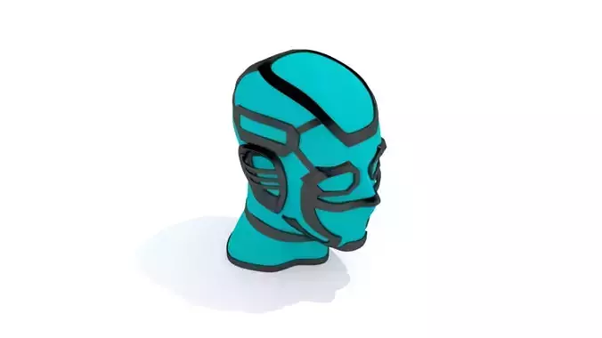 Robotic Character Head 3D print model