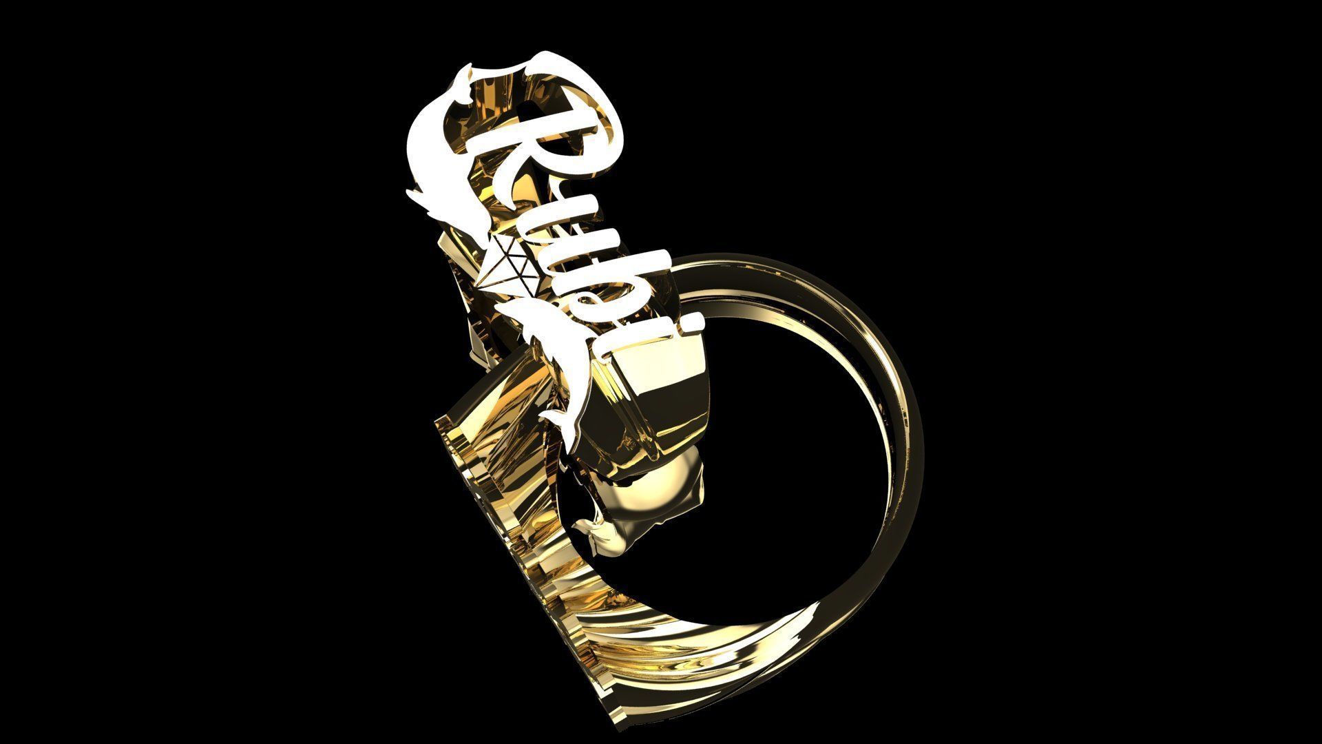 ring name rubi 3D print model_5