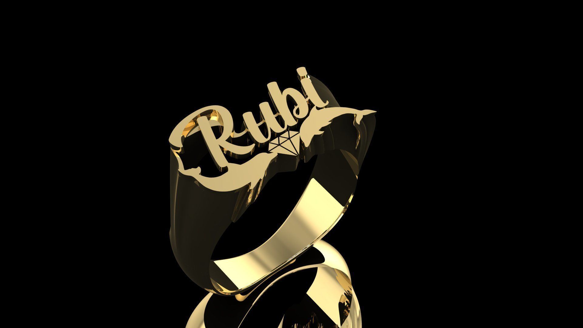ring name rubi 3D print model_1