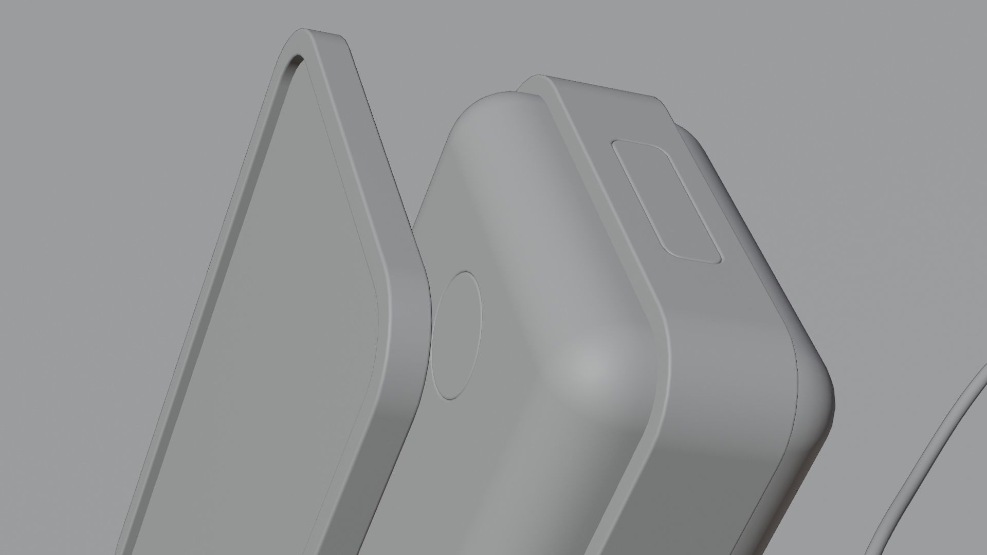 Microphone phone on table 3D model_12