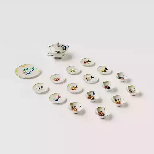 Picasso Fish Service Free 3D model
