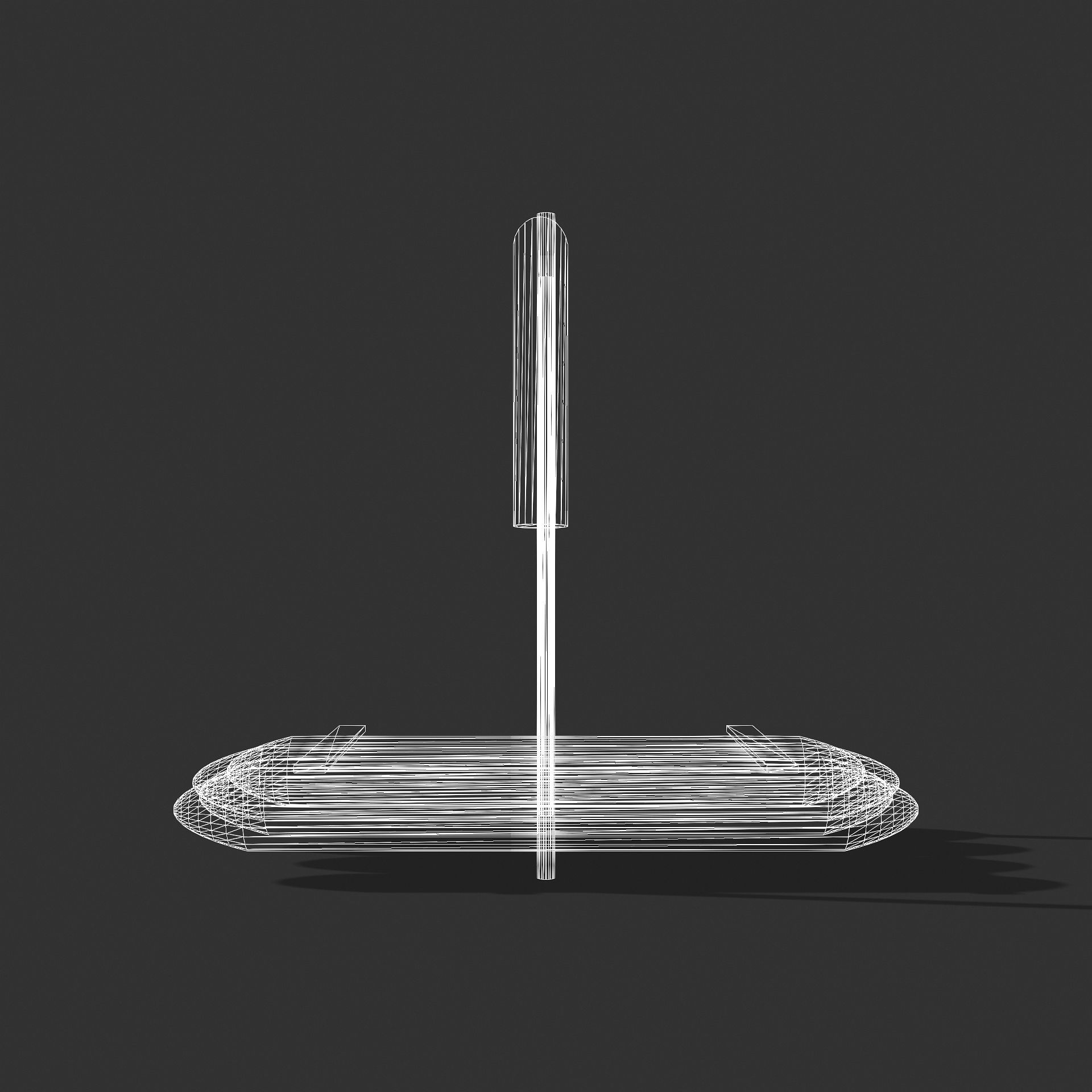 Sail Raft Low-poly 3D model_14