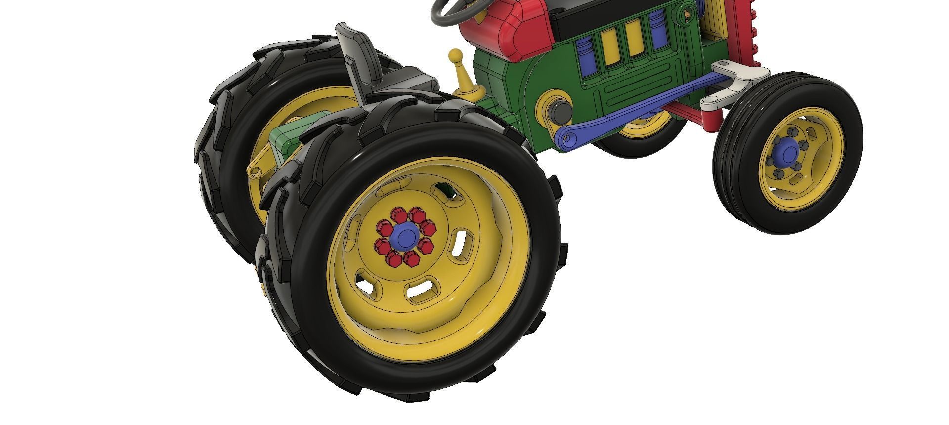 A TRACTOR WITH A ROTATING ENGINE 3D print model_7