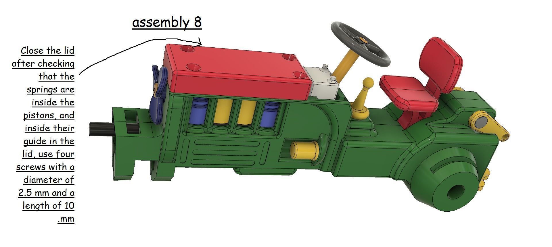 A TRACTOR WITH A ROTATING ENGINE 3D print model_22
