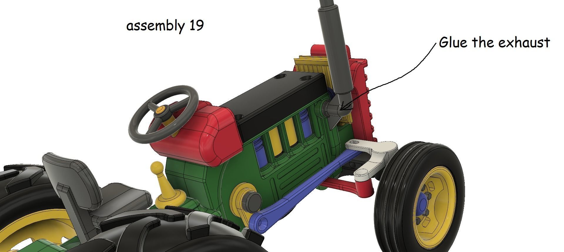 A TRACTOR WITH A ROTATING ENGINE 3D print model_33