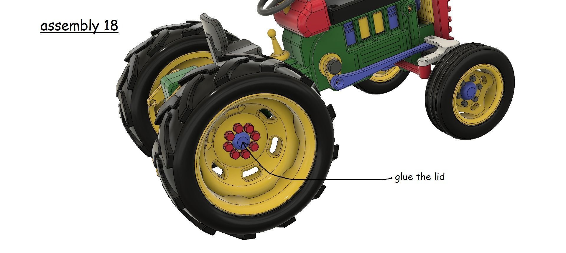 A TRACTOR WITH A ROTATING ENGINE 3D print model_32