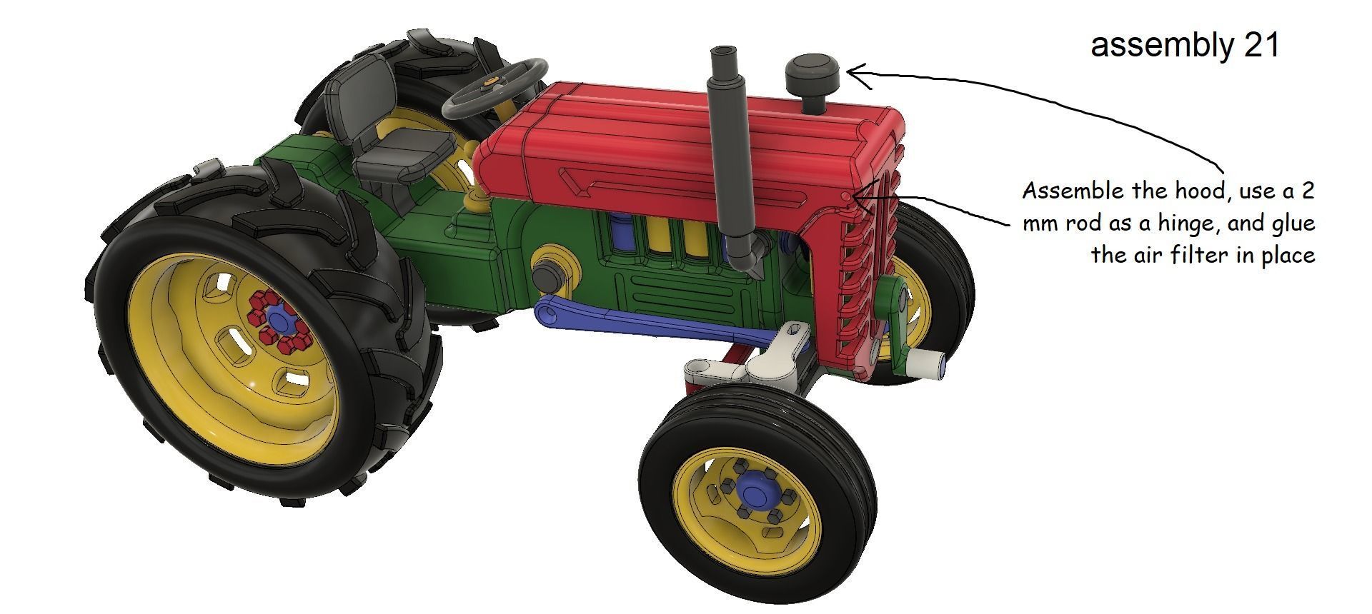 A TRACTOR WITH A ROTATING ENGINE 3D print model_35