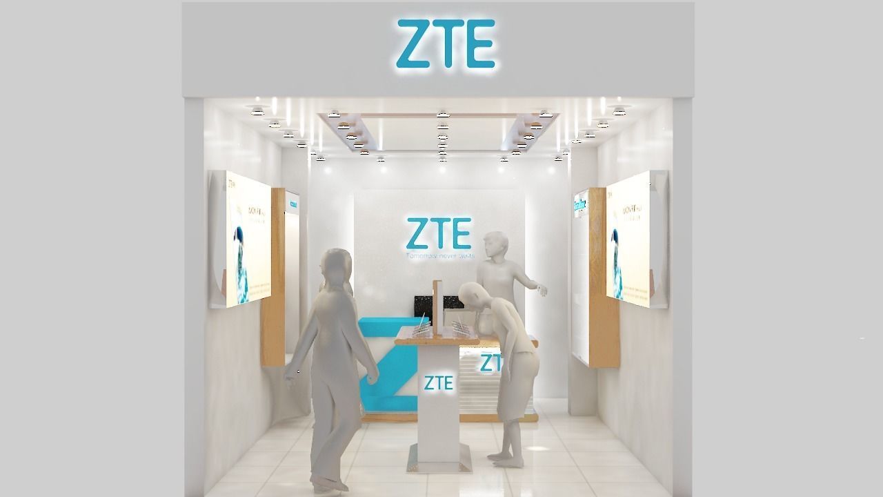 Mobile Phone Branded Retail Store  Low-poly 3D model_3