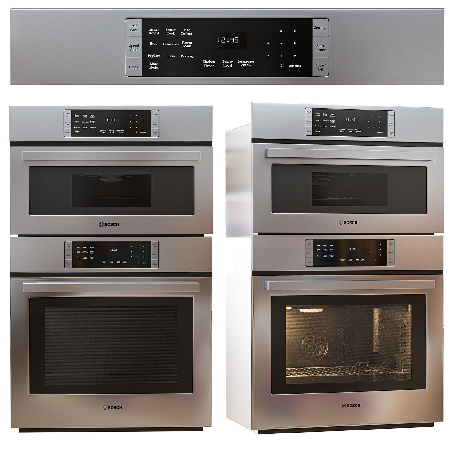 Bosch Appliances Set 3D model_4