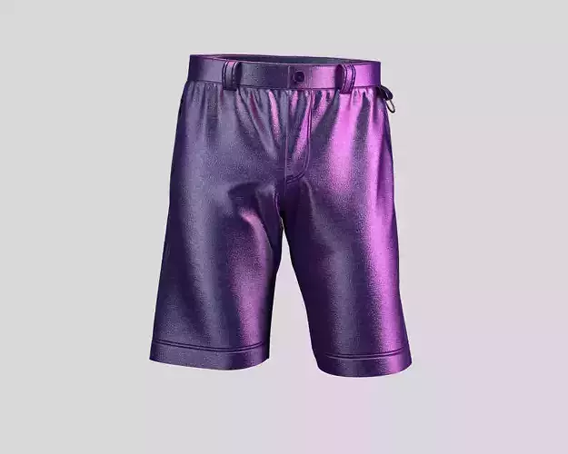 Metaverse-Zipper Pocket Short