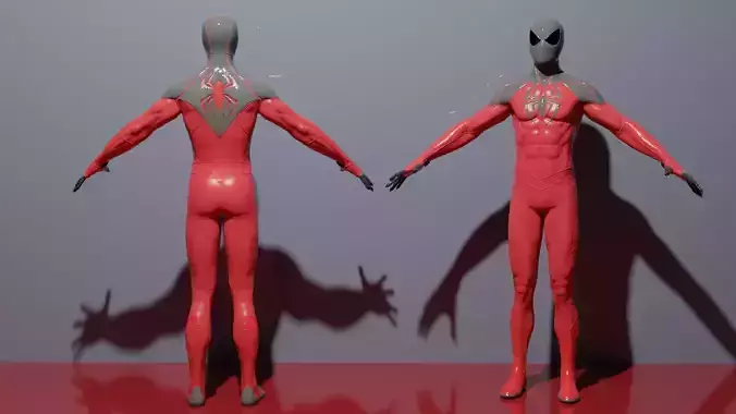 Scarlet Spider II Suit 3D model