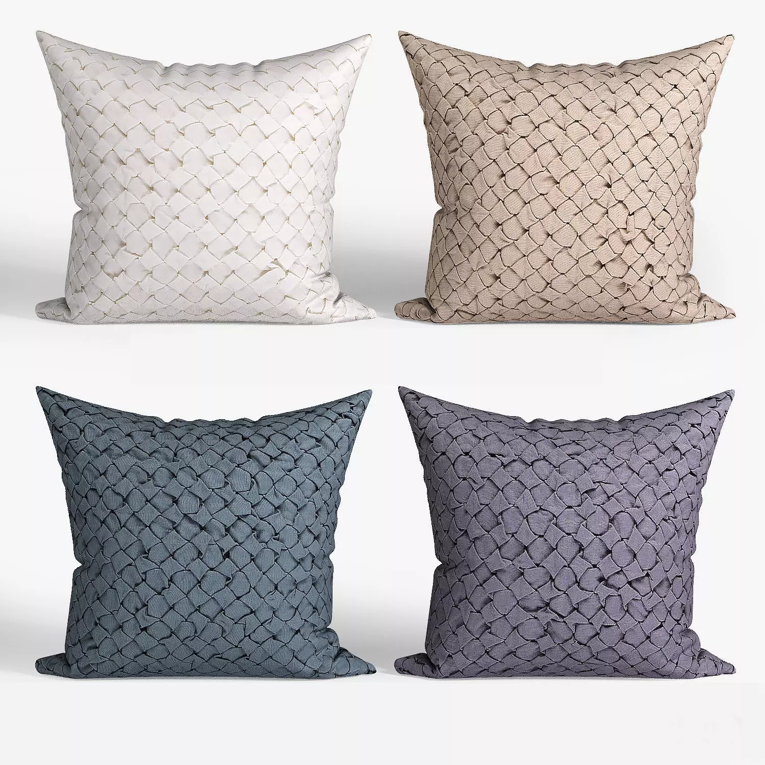 Decorative pillows Houzz set 086 3D model_0