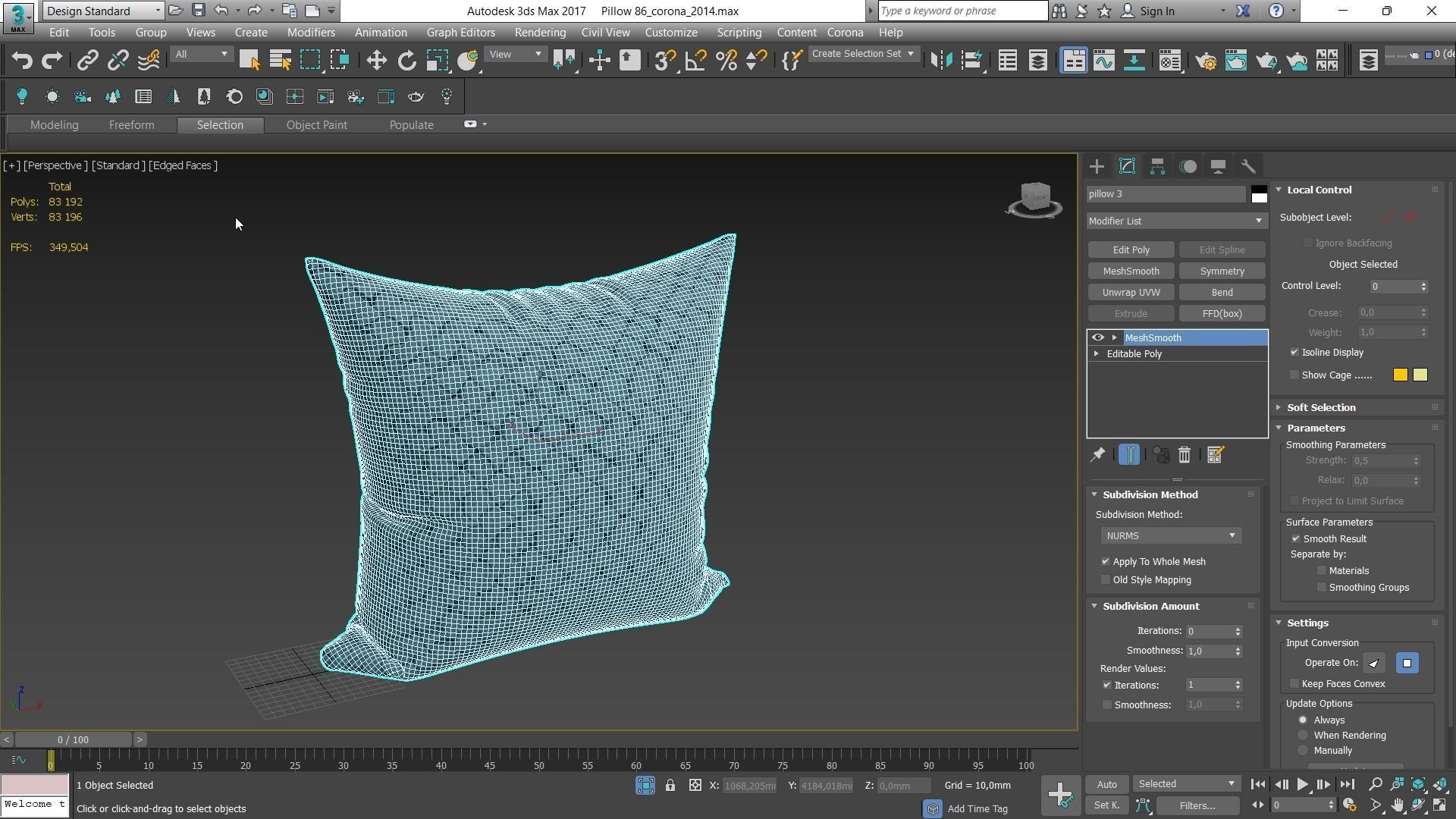 Decorative pillows Houzz set 086 3D model_18
