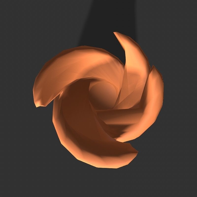 Low poly flowers collection mushroom Low-poly 3D model_32