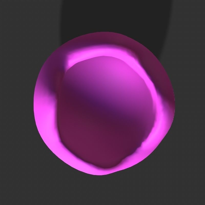 Low poly flowers collection mushroom Low-poly 3D model_16