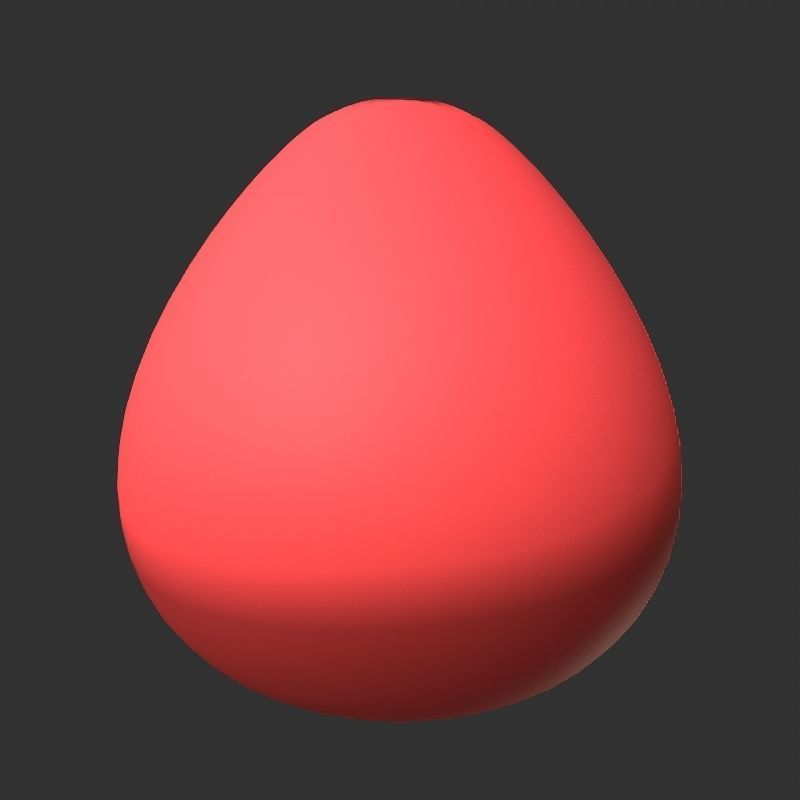 Low poly flowers collection mushroom Low-poly 3D model_24