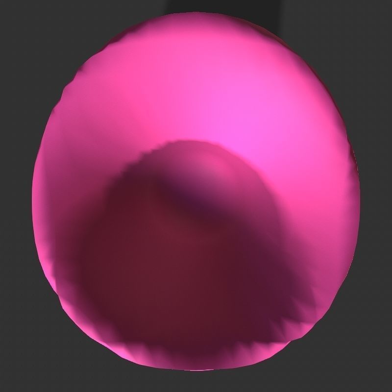 Low poly flowers collection mushroom Low-poly 3D model_23