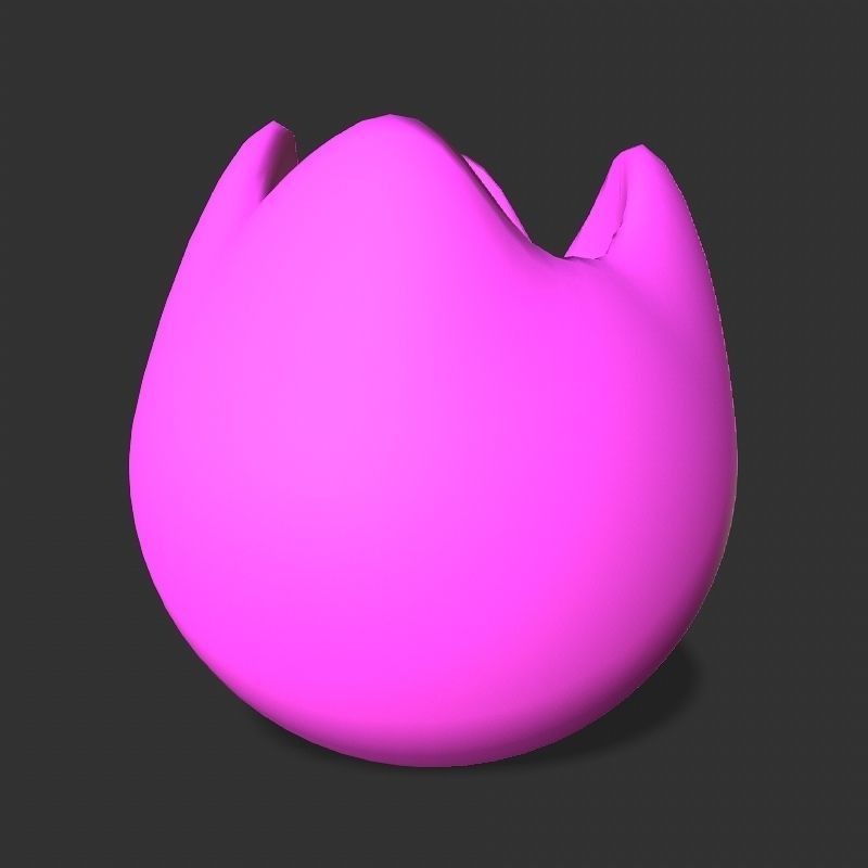 Low poly flowers collection mushroom Low-poly 3D model_14