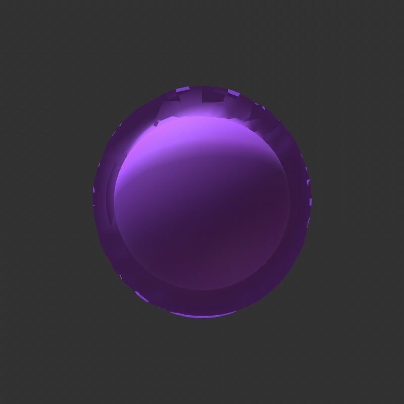 Low poly flowers collection mushroom Low-poly 3D model_4