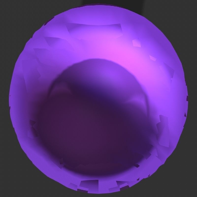 Low poly flowers collection mushroom Low-poly 3D model_3