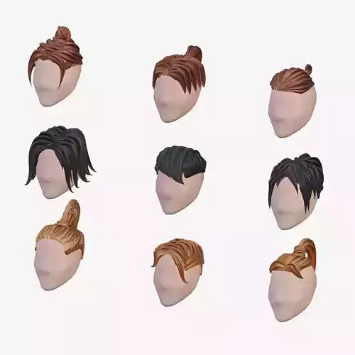 Anime Hairstyle Pack