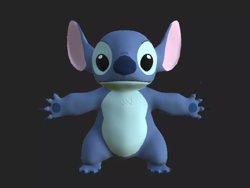 Stitch 3D model_0