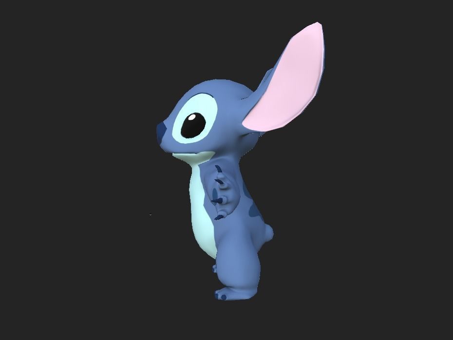 Stitch 3D model_1