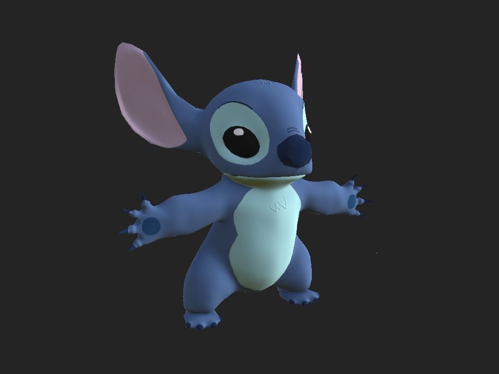 Stitch 3D model_2
