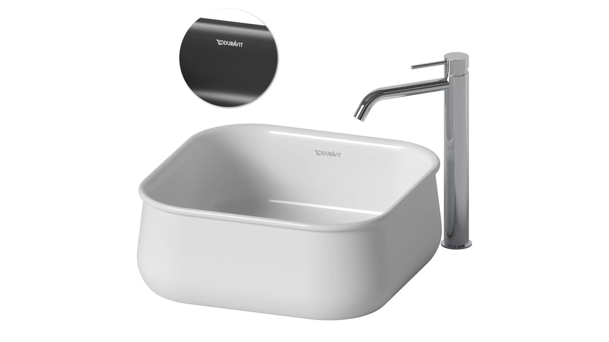 Zencha Washbowl by DURAVIT 3D model_0