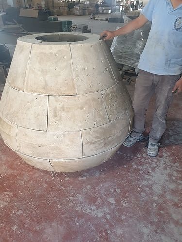 concrete molds for tandoori bread 3D model