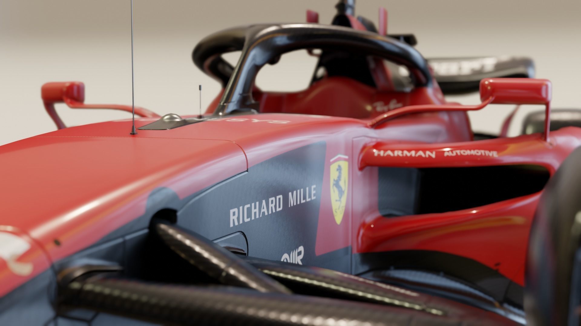 Ferrari SF-23 2023 Charles Leclerc Rigged 3D model 3D model_5