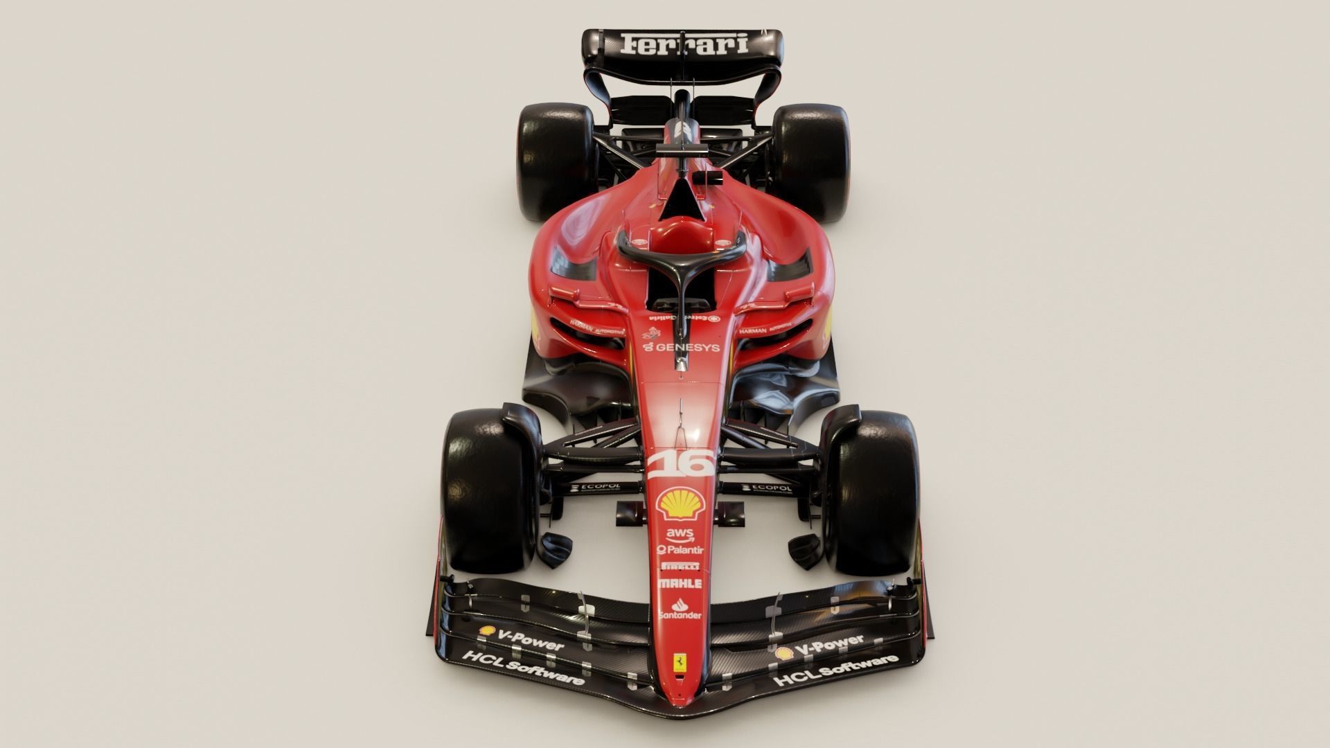 Ferrari SF-23 2023 Charles Leclerc Rigged 3D model 3D model_2