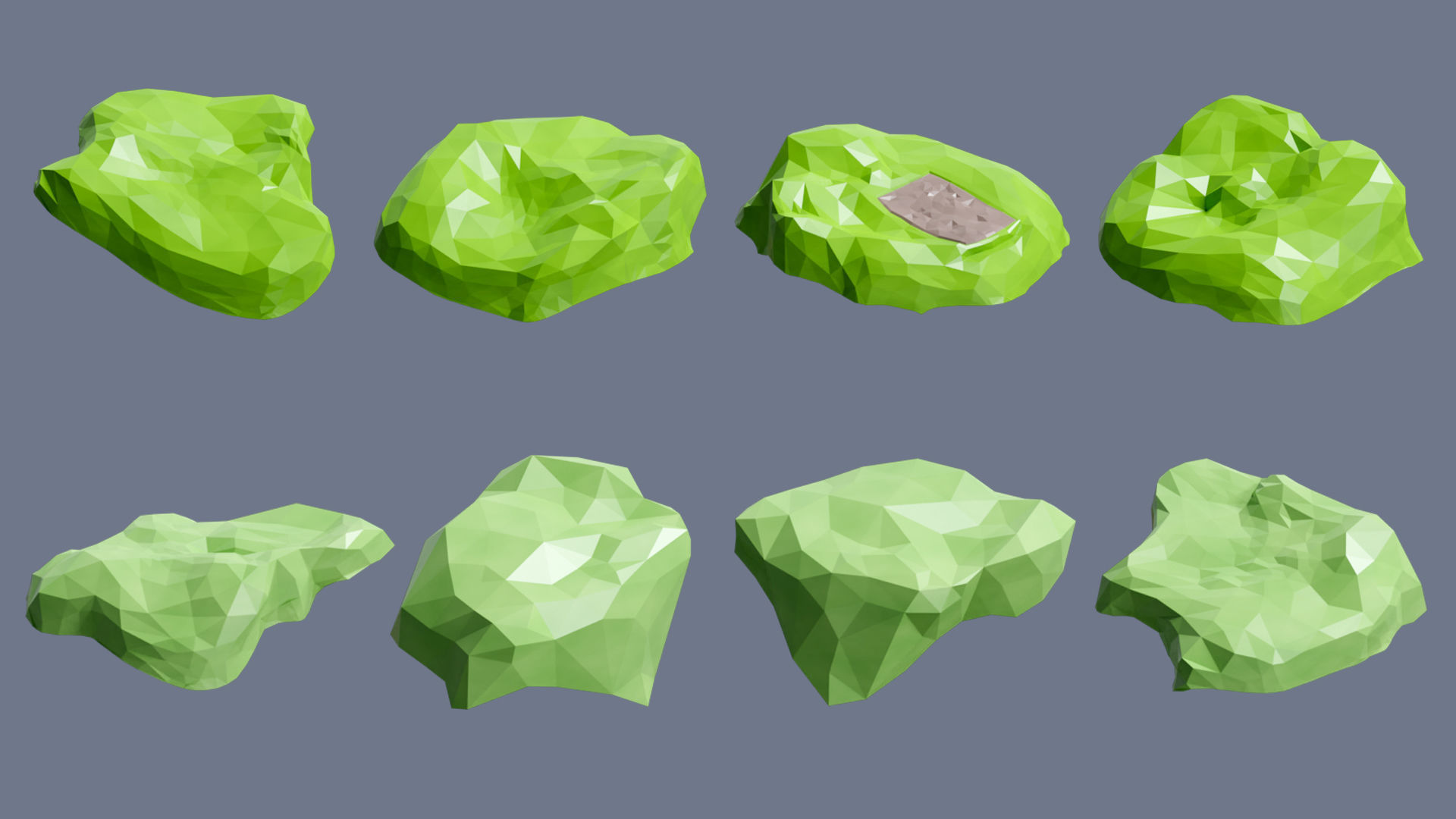 Village 2 Low-poly 3D model_33