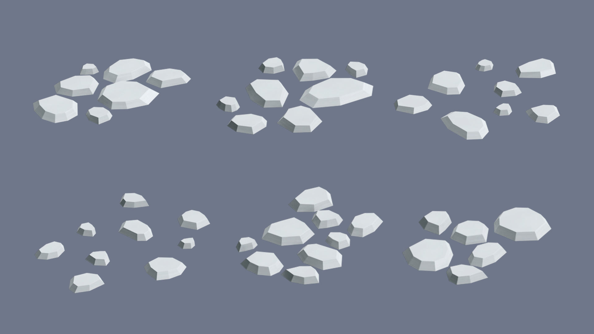 Village 2 Low-poly 3D model_36