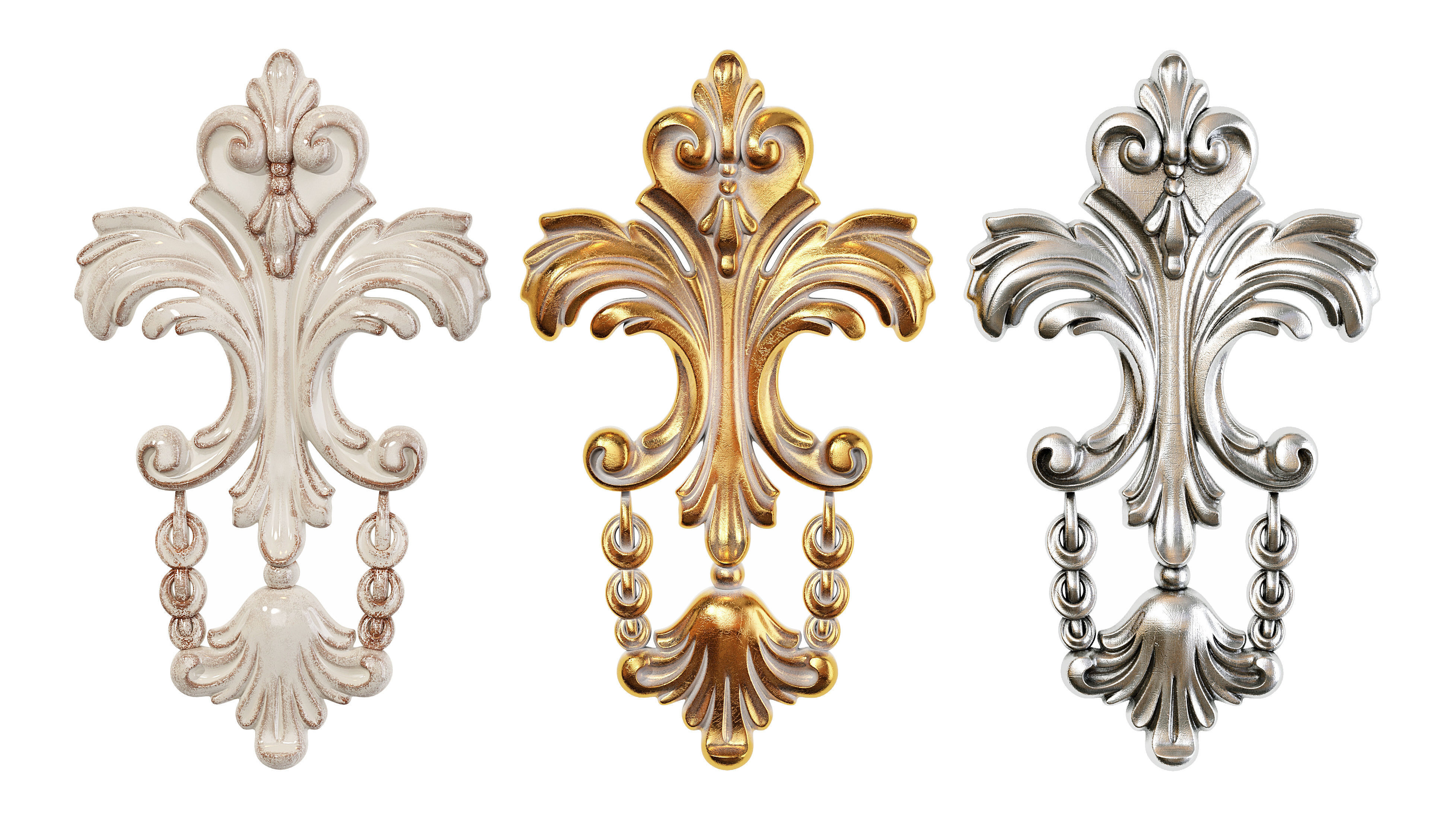 Classic carved 191 3D model_6