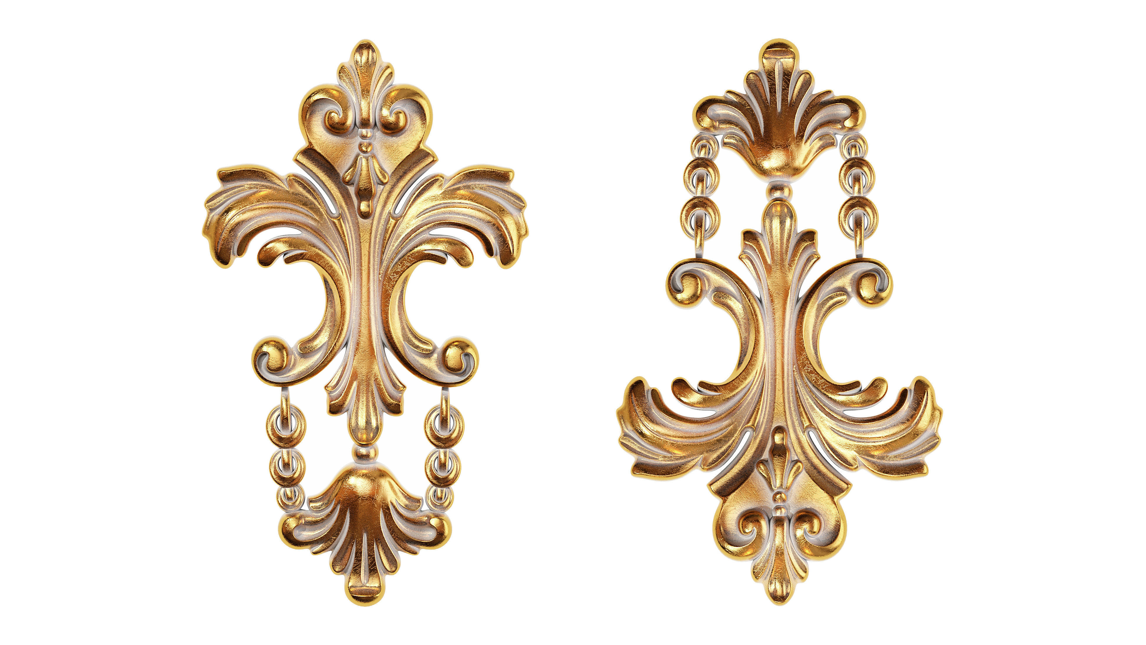 Classic carved 191 3D model_1