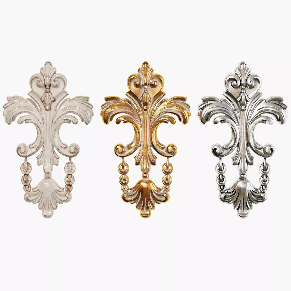 Classic carved 191 3D model_0