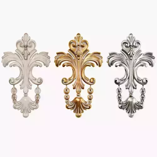 Classic carved 191 3D model
