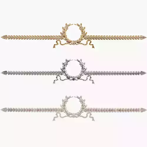 Classic carved 192 3D model