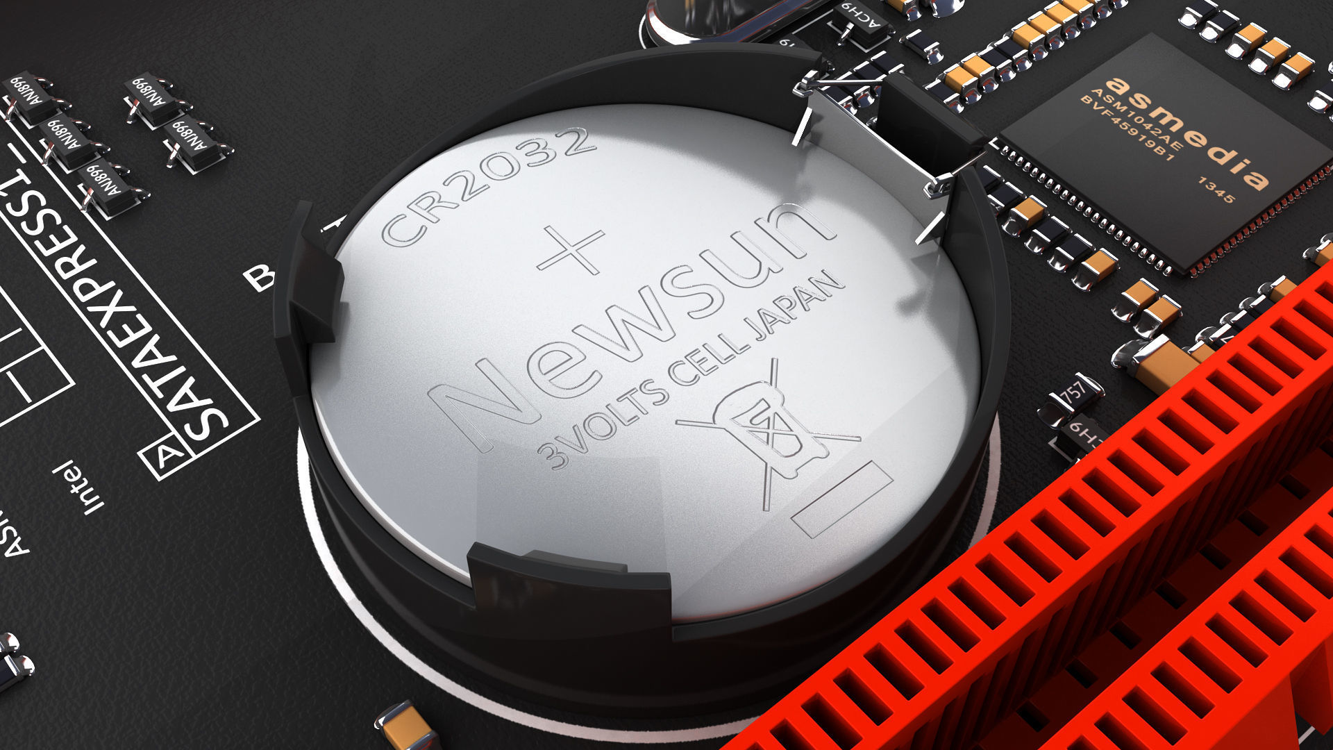 ASUS Maximus VII Formula 3D model_23