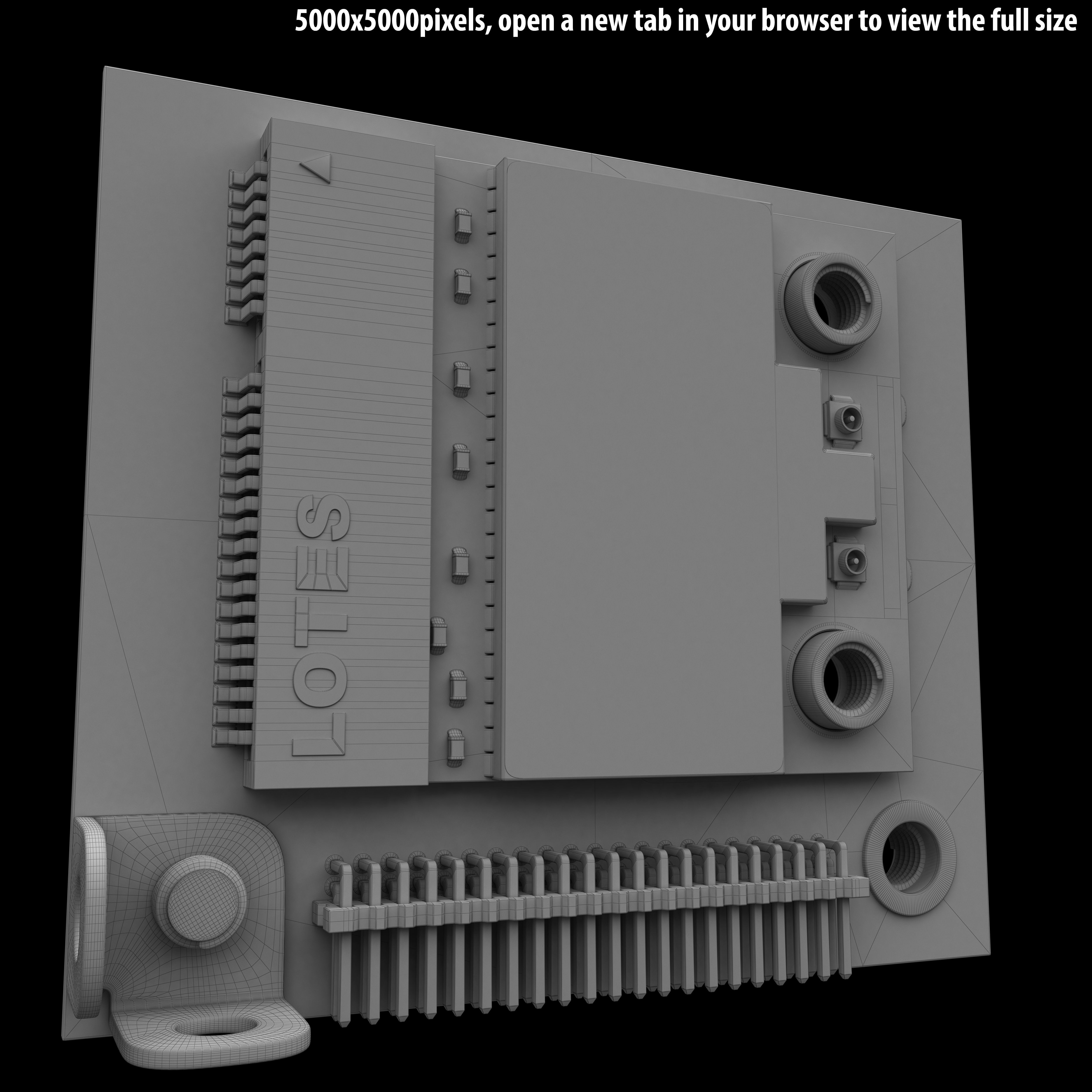 ASUS Maximus VII Formula 3D model_36