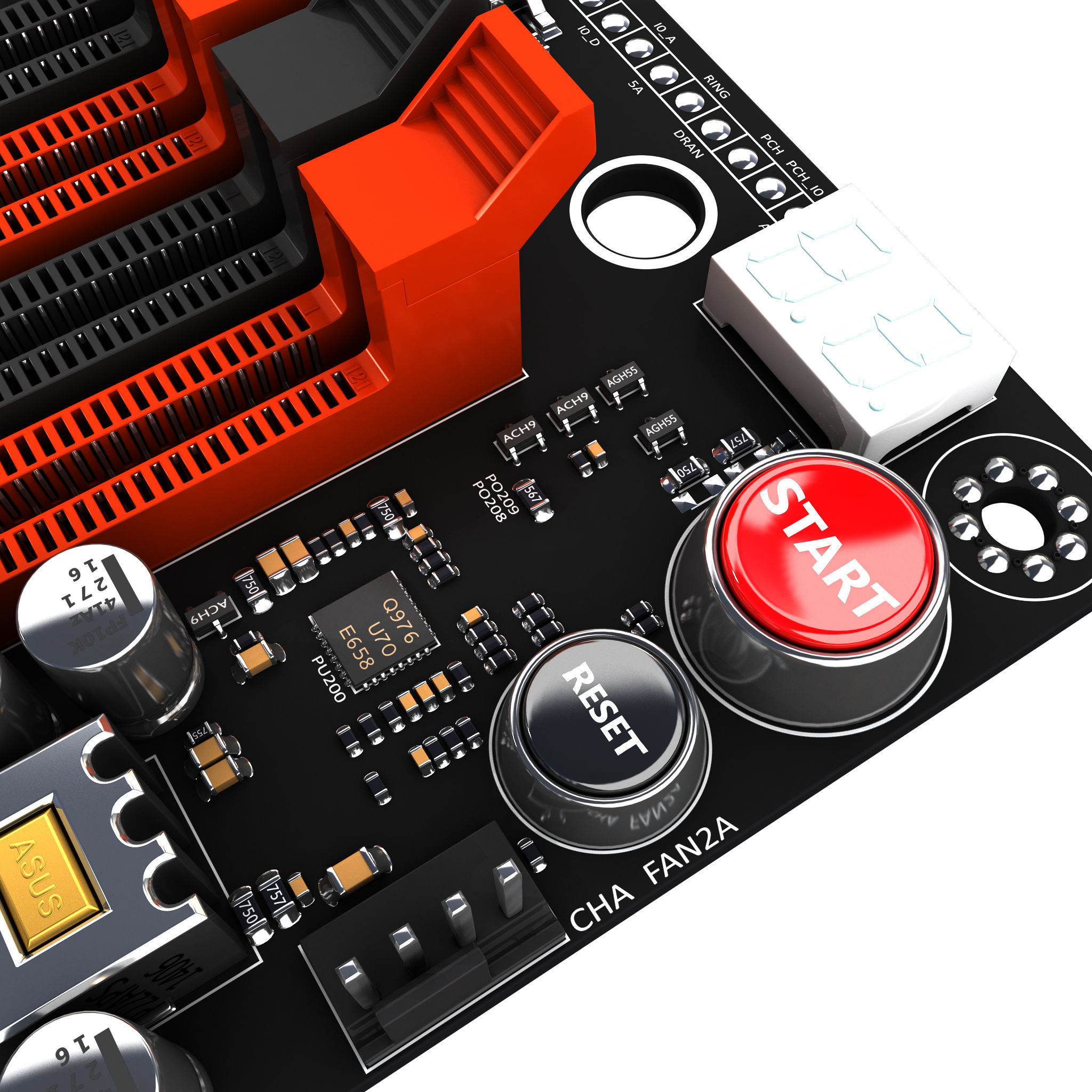 ASUS Maximus VII Formula 3D model_19