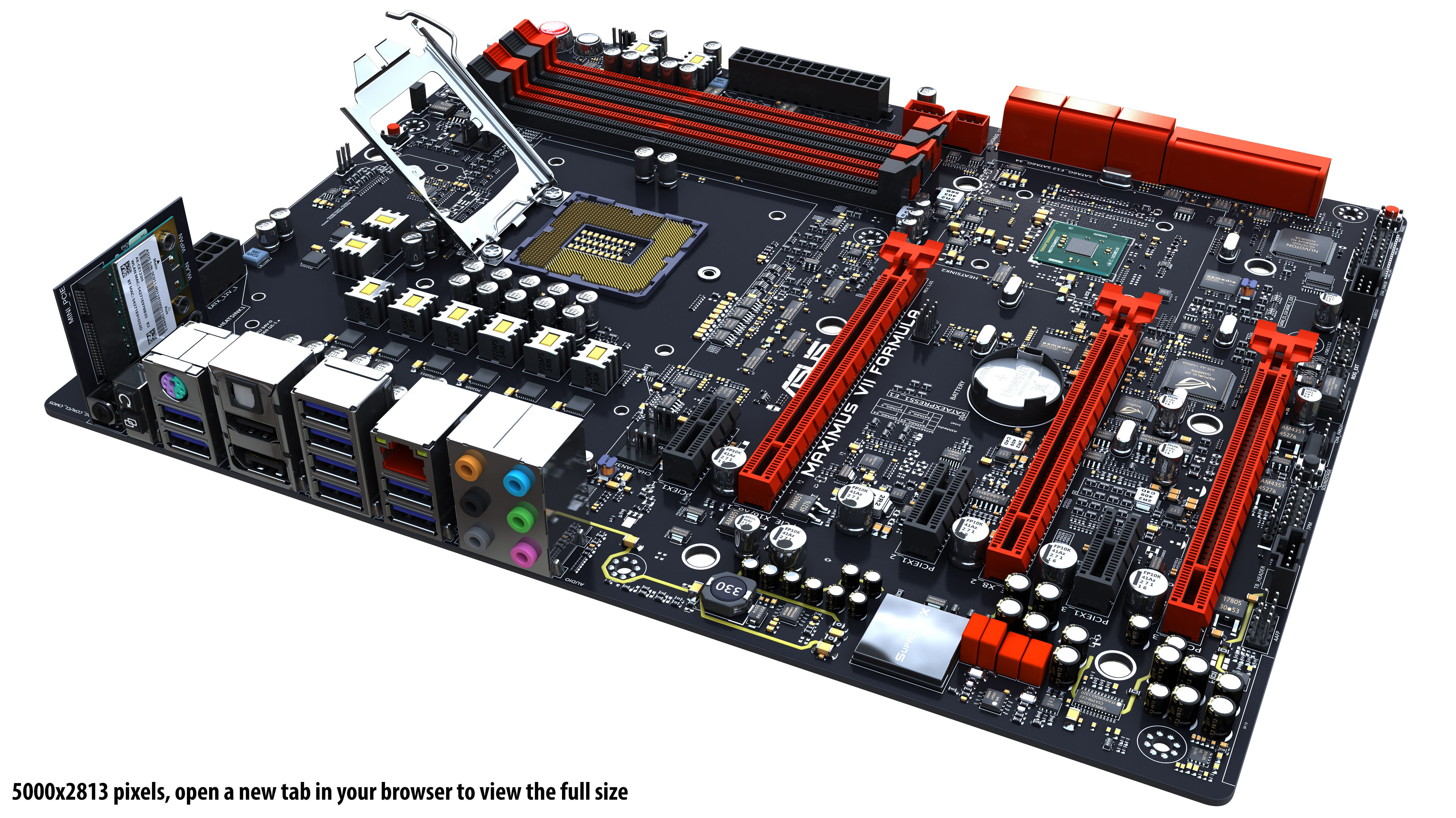 ASUS Maximus VII Formula 3D model_7