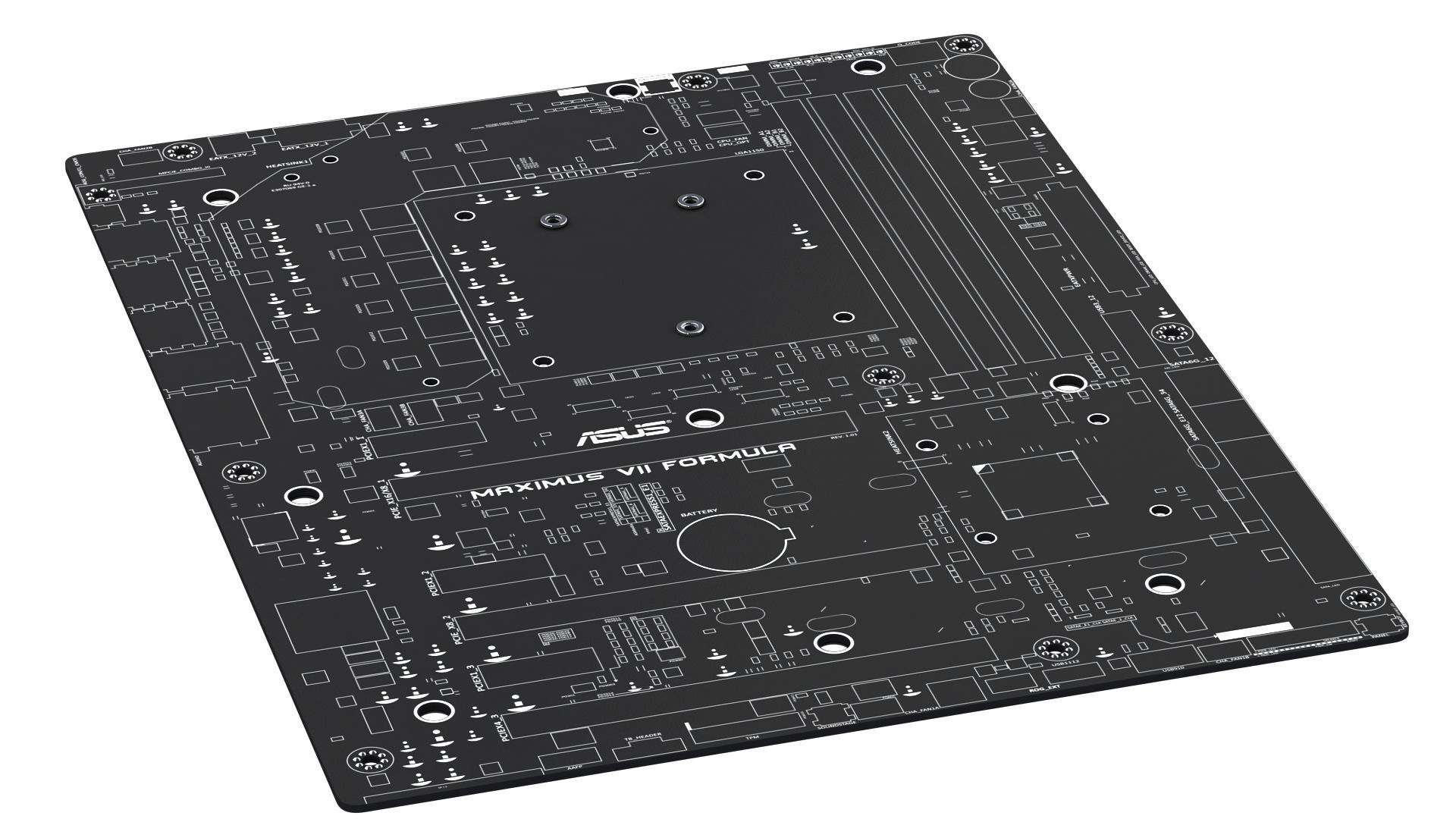 ASUS Maximus VII Formula 3D model_17