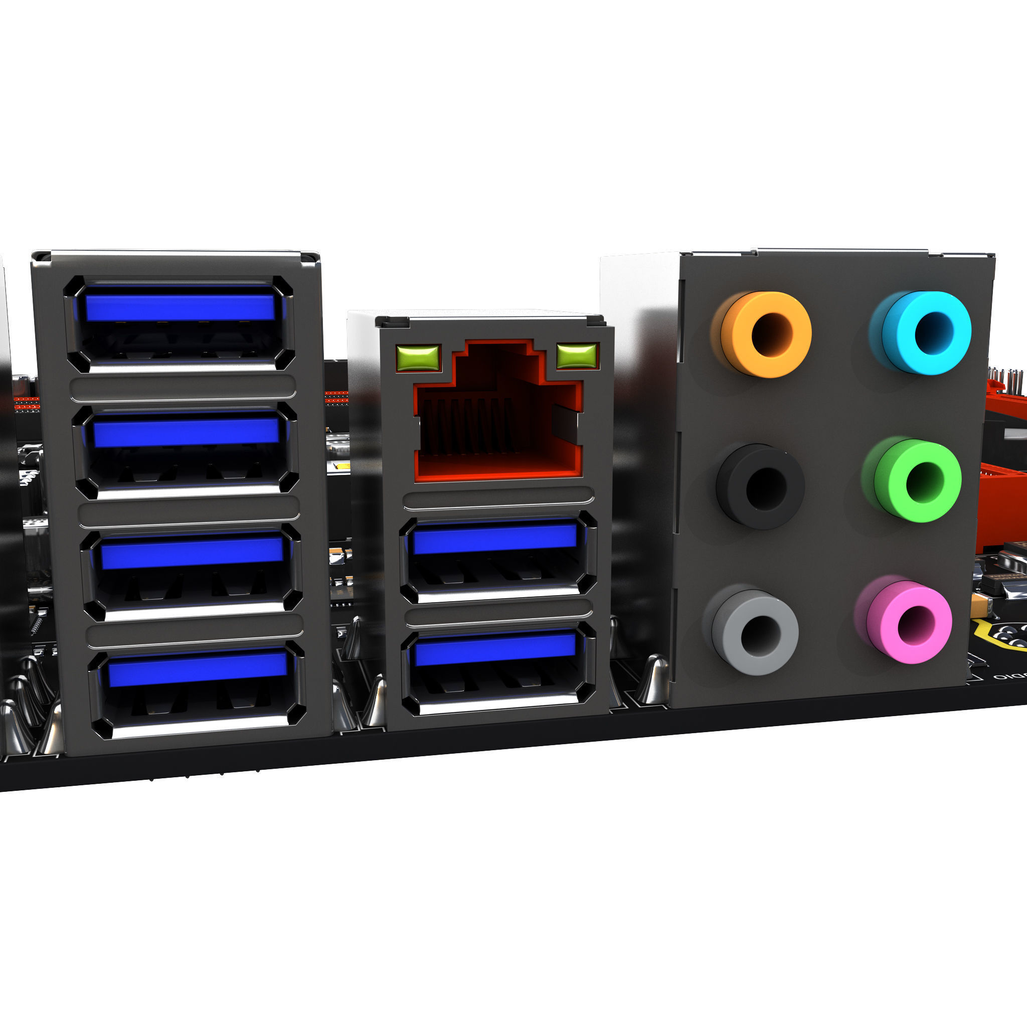 ASUS Maximus VII Formula 3D model_21