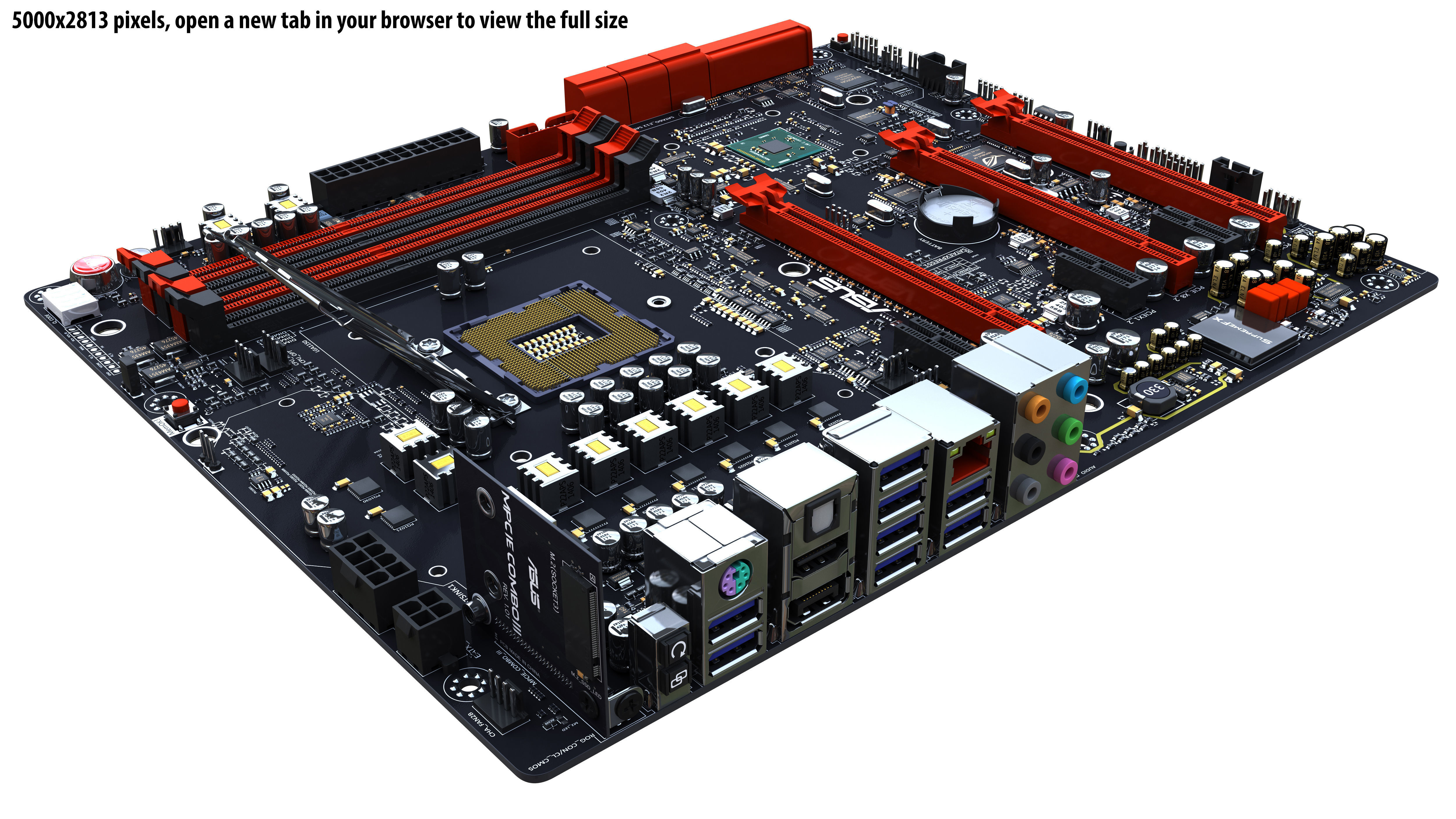 ASUS Maximus VII Formula 3D model_8