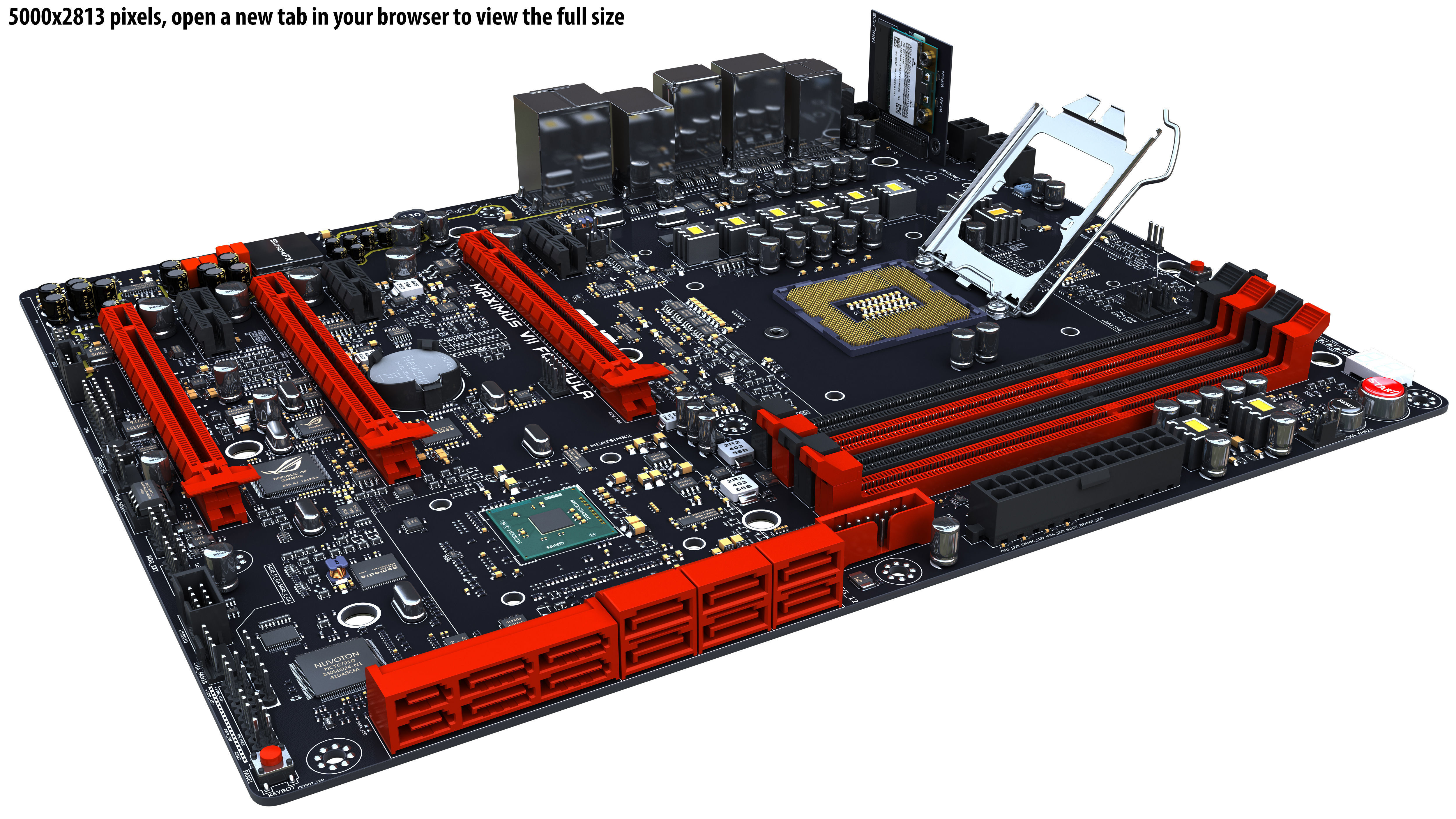 ASUS Maximus VII Formula 3D model_6