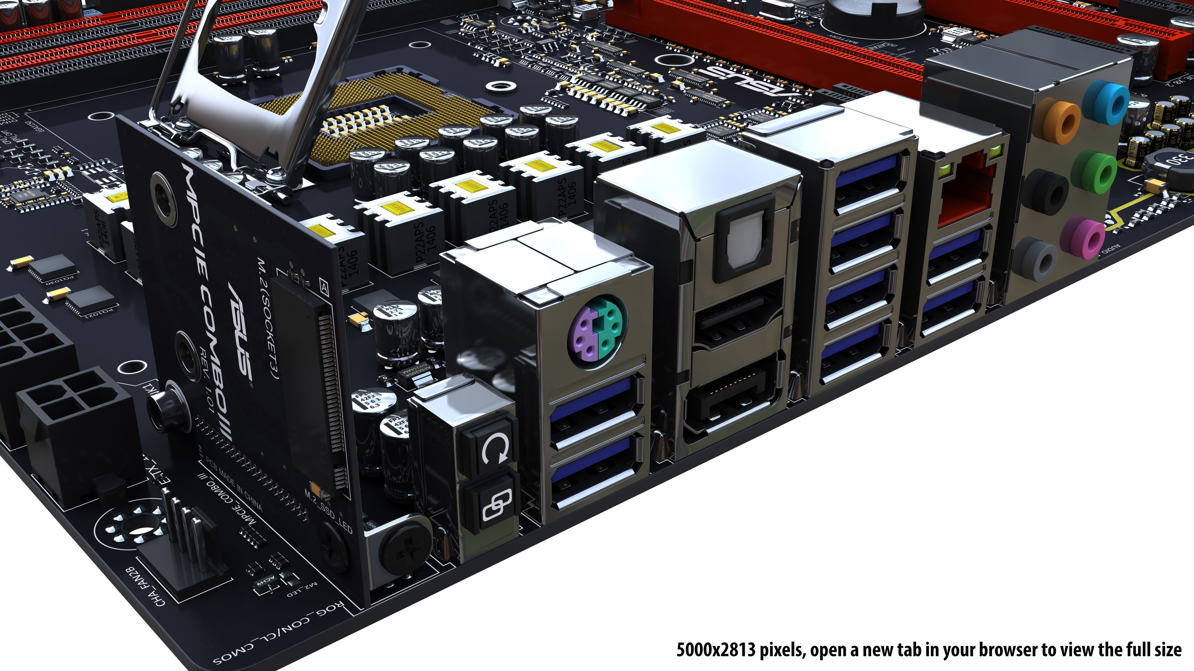 ASUS Maximus VII Formula 3D model_22